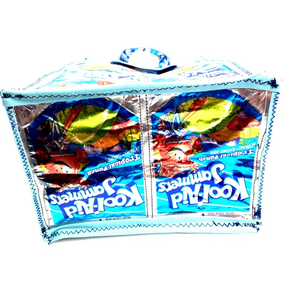 Kool-Aid Jammers Lunch Bag Tote Pouch Handmade Handle School Children Kids - Picture 4 of 7